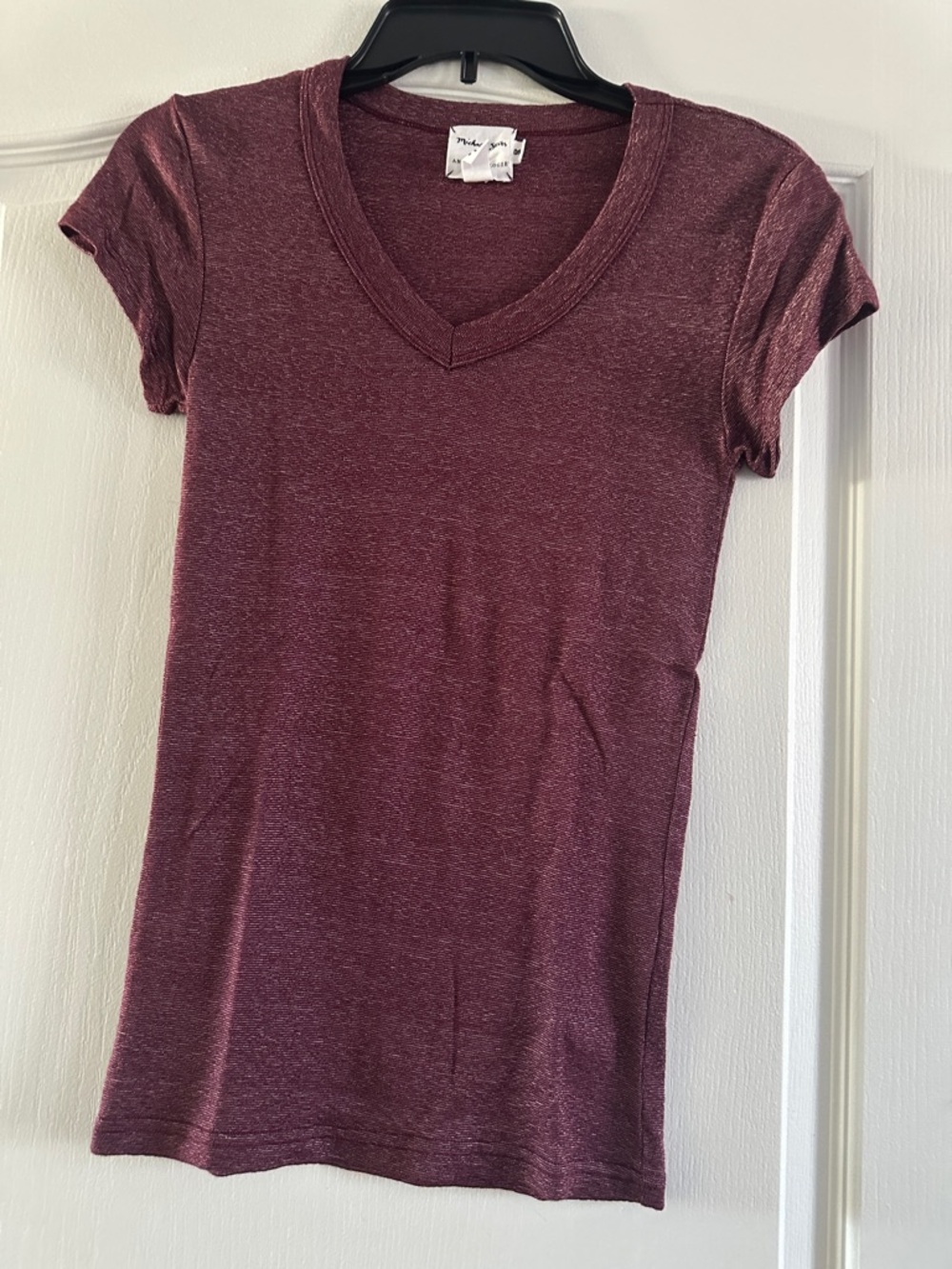 Michael Stars for Anthropologie stretch v neck tee one size